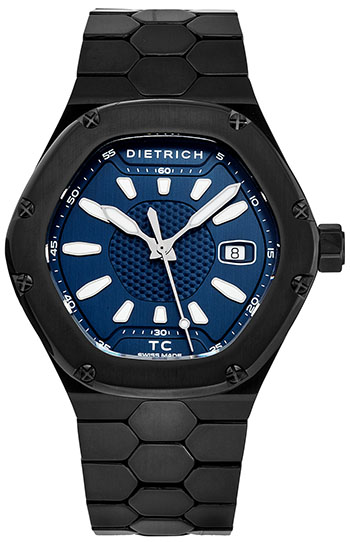 Dietrich Time Companion Men's Watch Model TC PVD BLUE